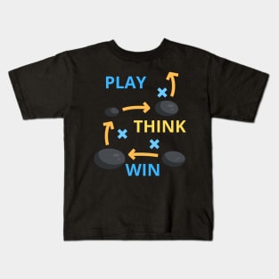 Go Baduk Play Think Win Kids T-Shirt